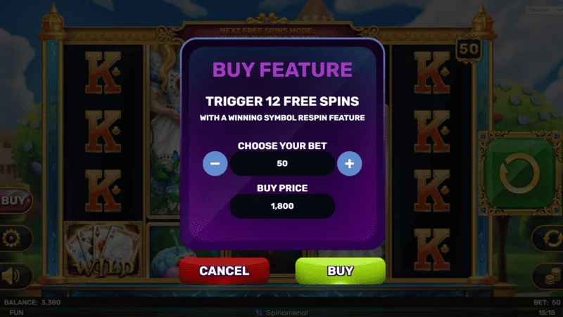 Story of Alice 2 - feature buy screen